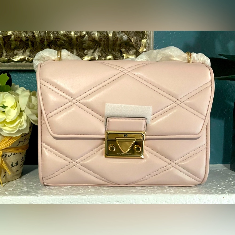 Serena Quilted Faux Leather Crossbody Bag